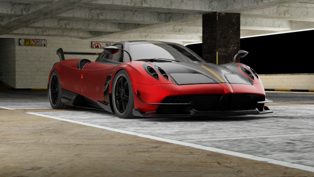 pagani 3D Модель .c4d .max .obj .3ds .fbx .stl .blend 