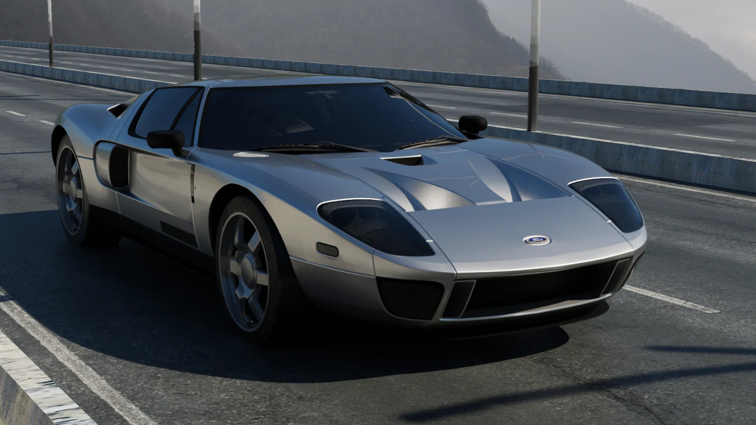 GT40 3D Model .c4d .max .obj .3ds .fbx .stl .blend 