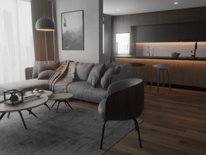 Living room 3D 모델