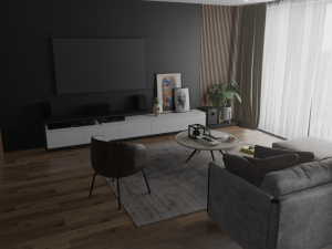Living room 3D 모델