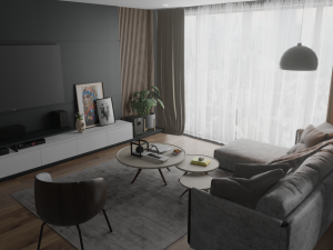 Living room 3D 모델