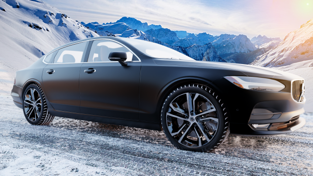Volvo S90 3D 모델 .c4d .max .obj .3ds .fbx .stl .blend 