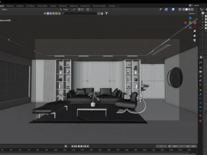 Living room 3D Model
