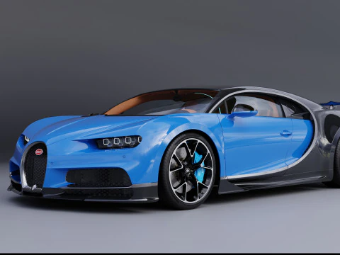 Bugatti Chiron Modèle 3D