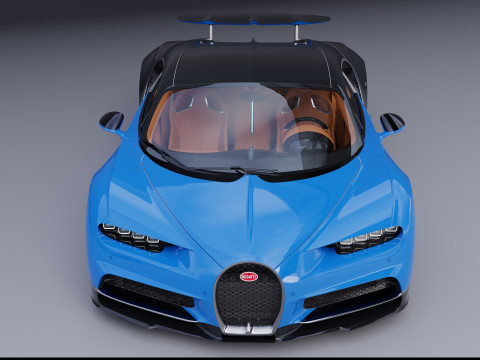 Bugatti Chiron 3D Model