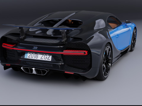 Bugatti Chiron Modelo 3D
