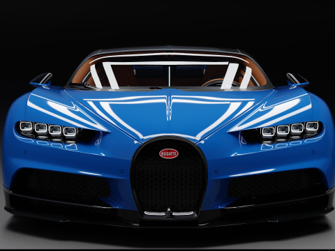 Bugatti Chiron Modelo 3D