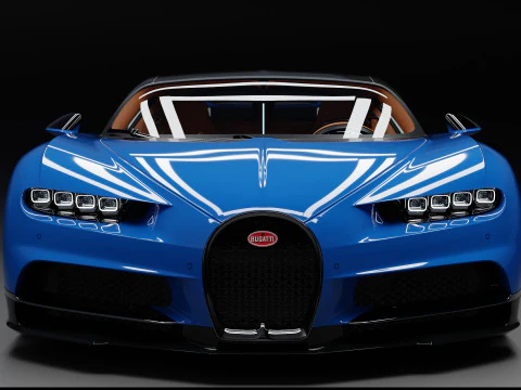 Bugatti Chiron Modèle 3D