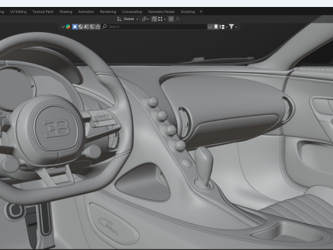 Bugatti Chiron Modelo 3D