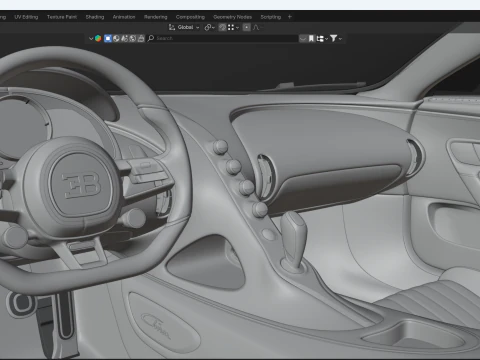 Bugatti Chiron Modèle 3D