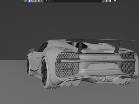 Bugatti Chiron Modelo 3D