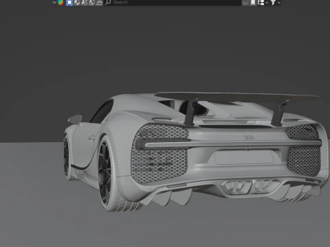Bugatti Chiron Modèle 3D