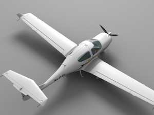 diamond da-40 3D मॉडल