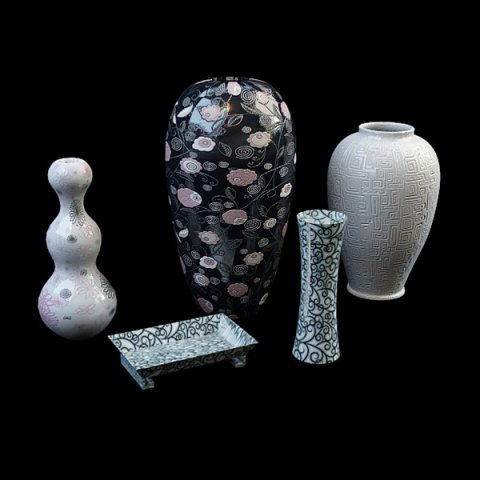 vase 3D-Modell .c4d .max .obj .3ds .fbx .stl .blend 