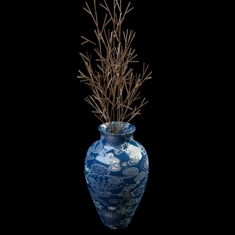 vase 3D Model .c4d .max .obj .3ds .fbx .stl .blend 