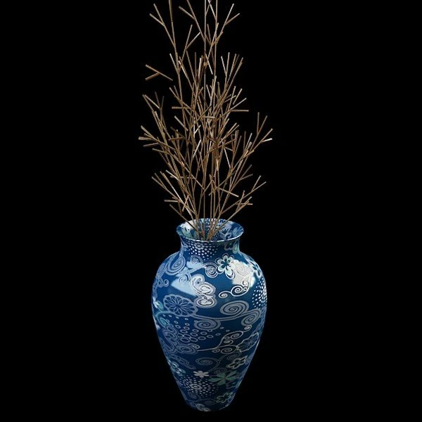 vase 3D Model .c4d .max .obj .3ds .fbx .stl .blend 