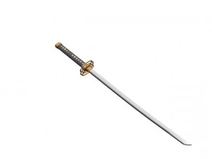 lama della katana Modello 3D