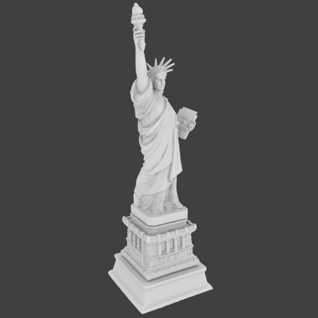 statue of liberty 3D Model .c4d .max .obj .3ds .fbx .stl .blend 