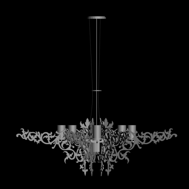 chandelier 3D Model .c4d .max .obj .3ds .fbx .stl .blend