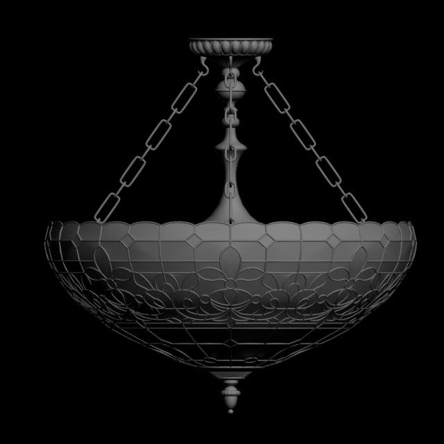 chandelier Modèle 3D .c4d .max .obj .3ds .fbx .stl .blend 