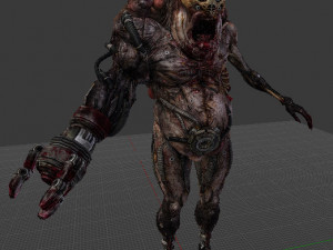 monster from mass effect 3D Model