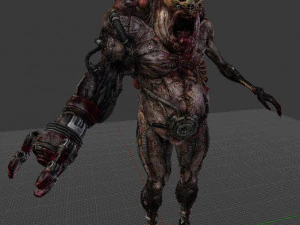 monster dari efek massal Model 3D