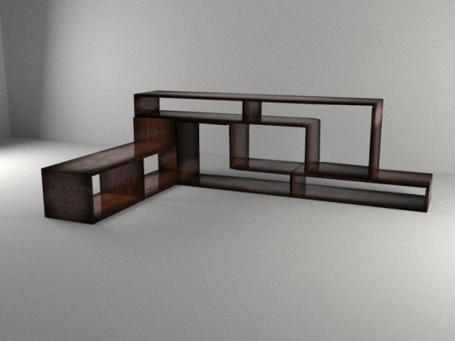 shoe cabinet bookshelf shelf Modèle 3D .c4d .max .obj .3ds .fbx .stl .blend 