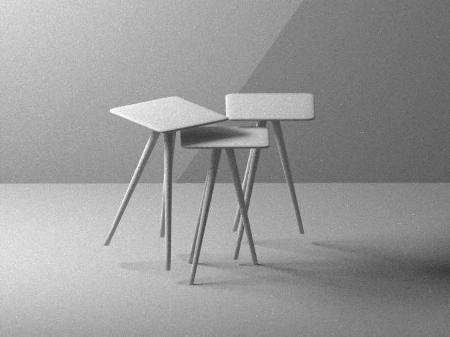 कॉफी टेबल 3D मॉडल .c4d .max .obj .3ds .fbx .stl .blend 