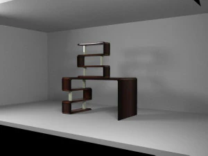 study desk table 3D Model