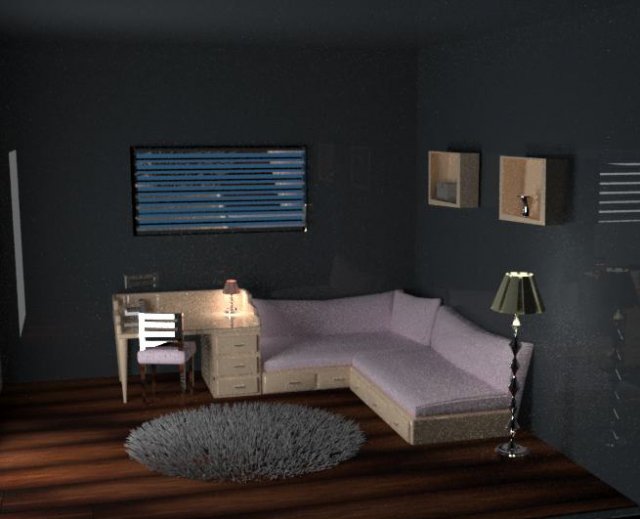 room 3D मॉडल .c4d .max .obj .3ds .fbx .stl .blend 