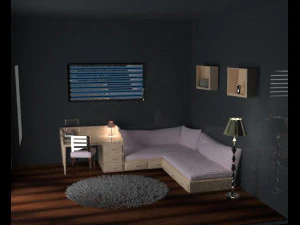habitaci&oacute;n Modelo 3D