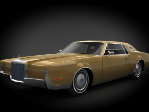 Lincoln Continental Mark IV 1972 3D Model
