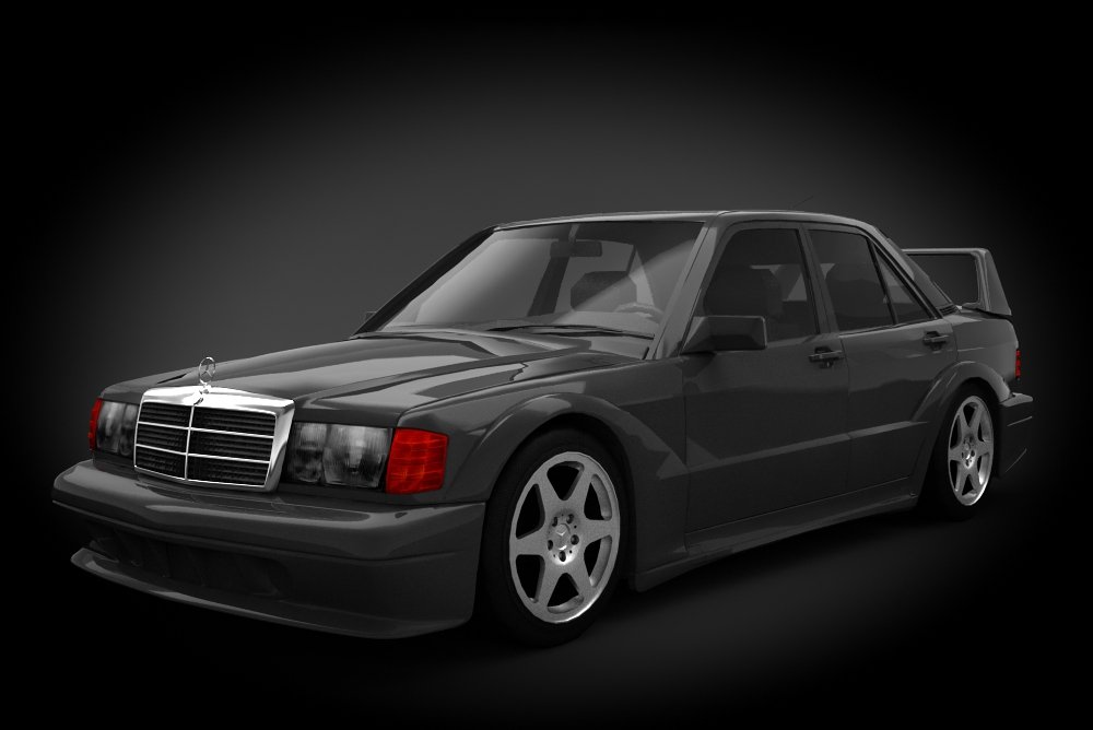 Mercedes Benz 190 E, 3D Standard models