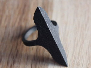 4 rings - black claw 3D-printmodel