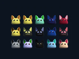 slime cat 3D Model