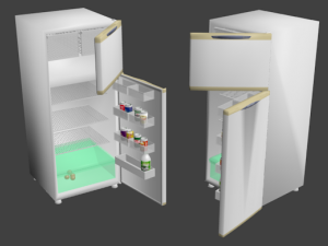 Refrigerator 3D 모델