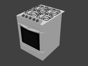 stove 3D 모델
