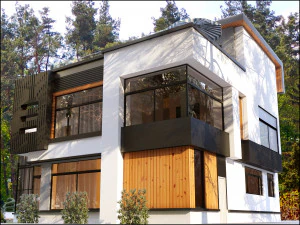 modern exterior villa 3D Model