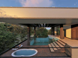 будинок на пагорбі 3D Модель