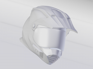 bike helmet gear 3D Model