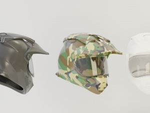 bike helmet gear 3D Model