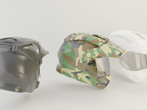bike helmet gear 3D Model