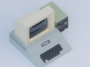 a collection of apple electronic devices Modèle 3D