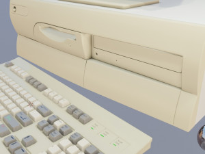 90s desktop computer full set 7 3D 模型