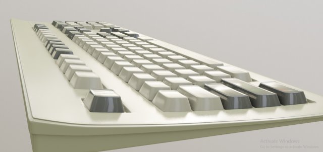 keyboard 3 3D मॉडल .c4d .max .obj .3ds .fbx .stl .blend 