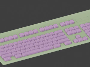 keyboard 3 3D Model