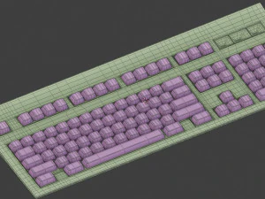 keyboard 3 3D Model