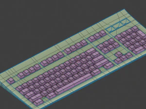 keyboard 3 3D Model