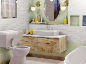 bathroom scene 3D Modell