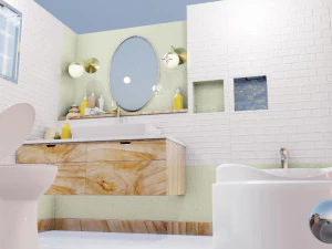 bathroom scene 3D Model
